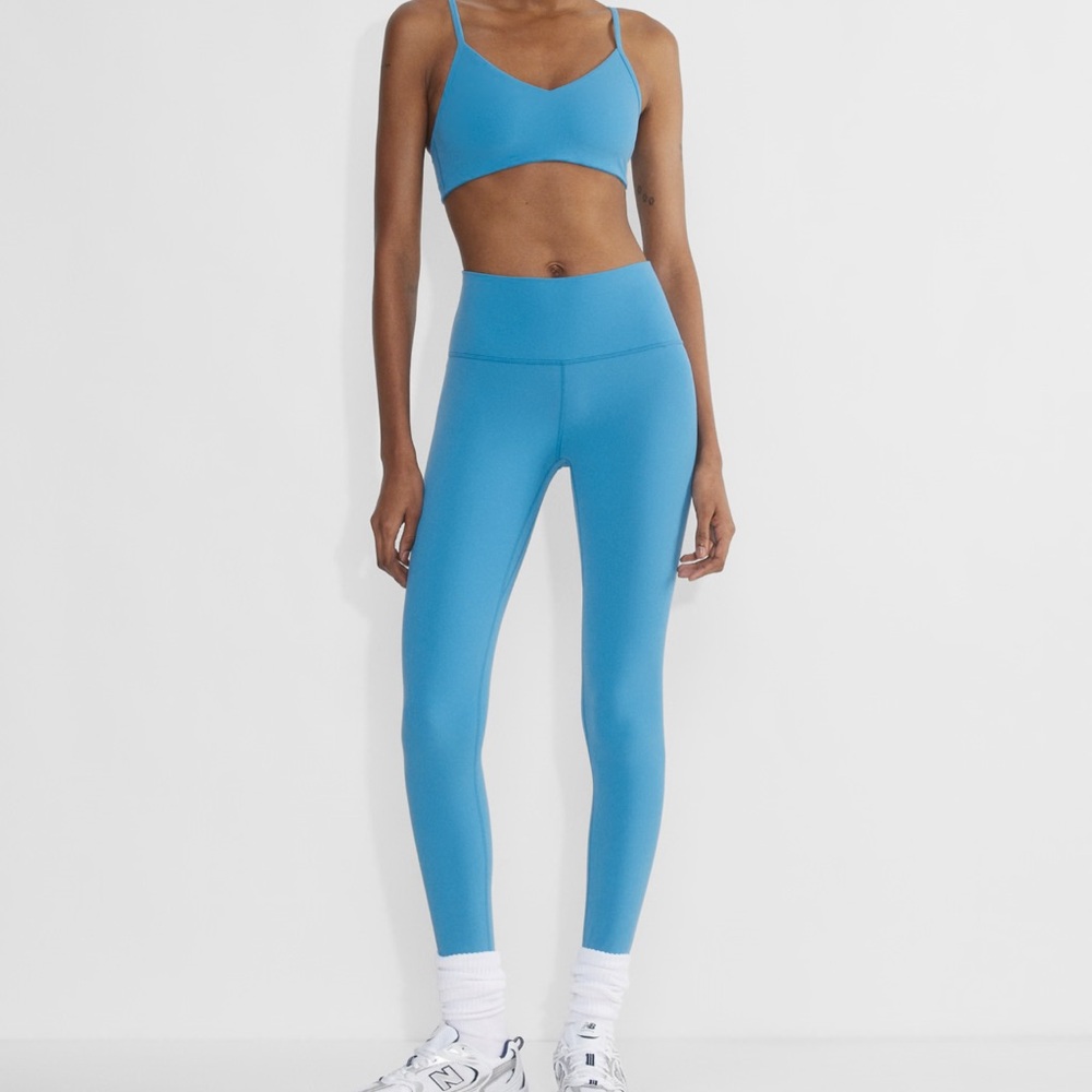 TNA Blue High-Waisted Leggings